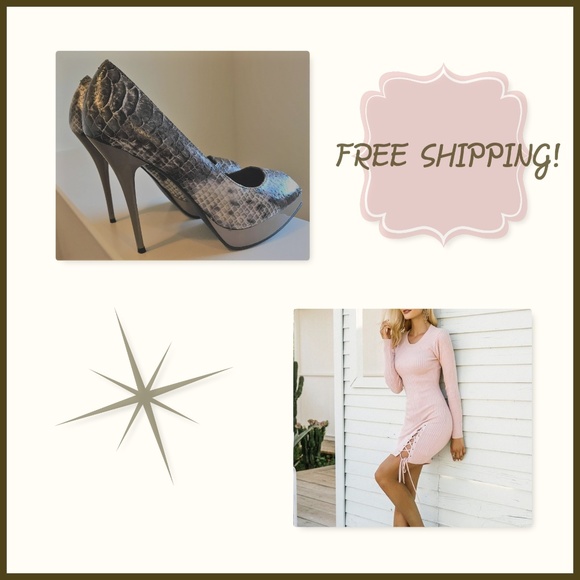 Steve Madden Snake Skin 4.5" Heel Peep-Toe - Picture 8 of 8